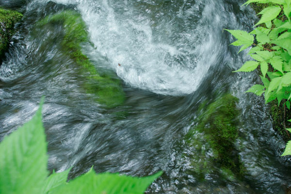 水面 水が勢いよく流れイメージ 画像3 フリー写真素材