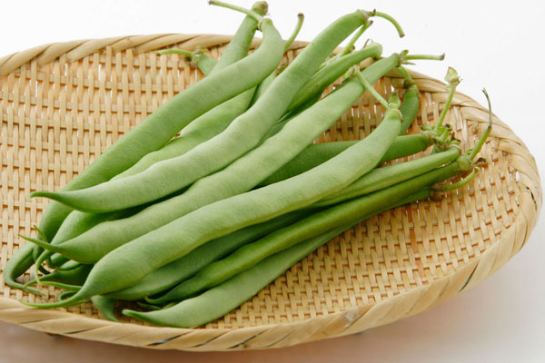 インゲン 画像2 ざる 野菜の素材 無料写真素材