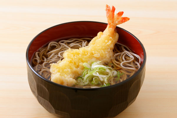 天ぷら（エビ）そば 画像1 フリー写真素材