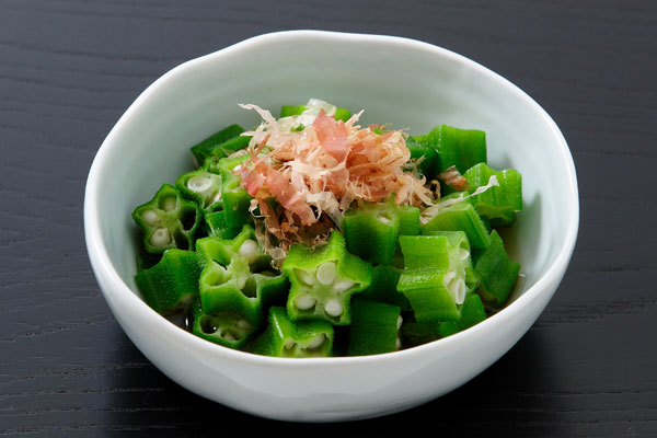 オクラの料理 和え物 お浸し 画像4 無料写真素材 フリー写真素材