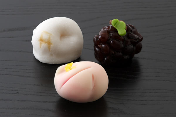 和菓子 画像2 松竹梅 フリー写真素材