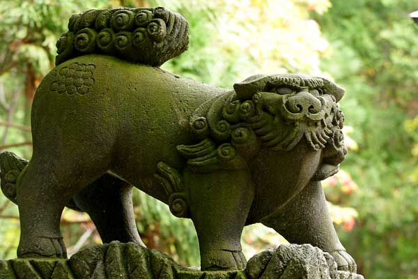 狛犬 吽形（うんぎょう）画像2 フリー写真素材 