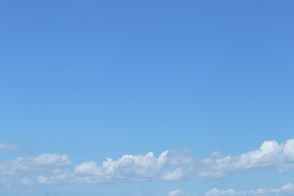 青空と雲 画像 フリー写真素材