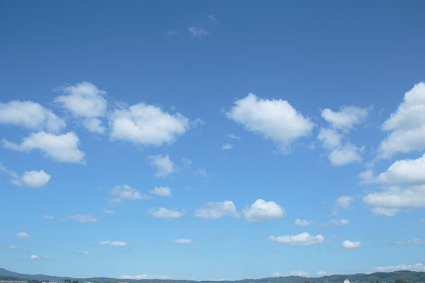 青空と雲 浮き雲 4693 
